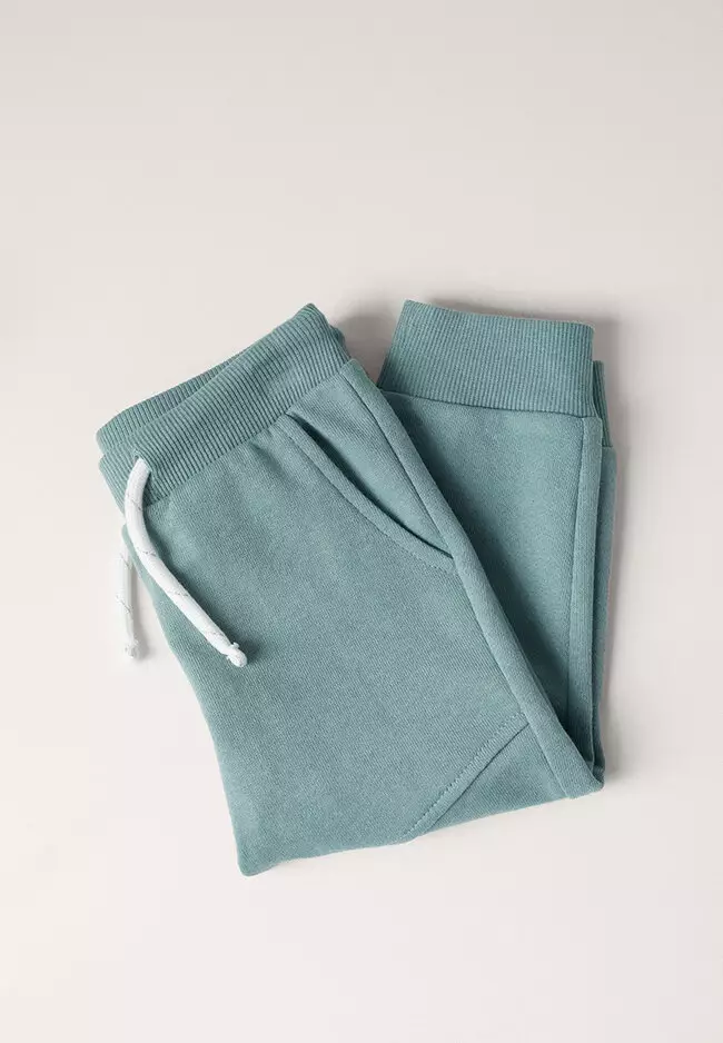 Cotton Jogger-Style Trousers