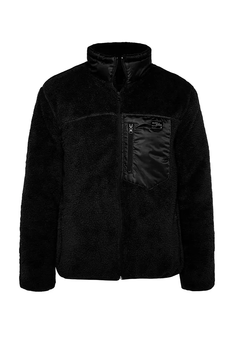 Plush Pocketed Winter Jacket