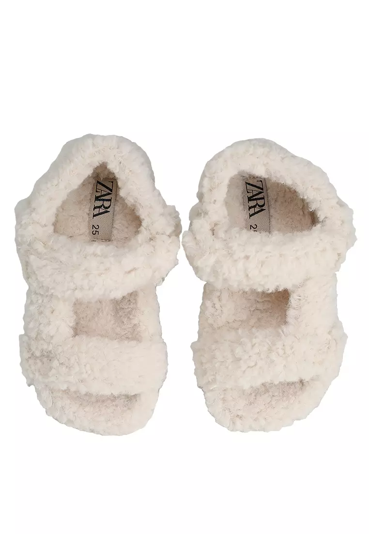 Faux Fur Sandals