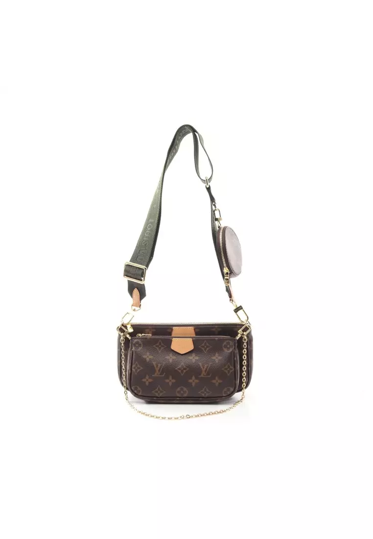 Louis Vuitton Wild At Heart Multi Pochette Accessoires Black Chain  Crossbody Bag