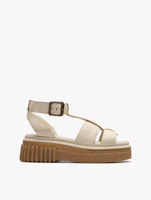 Clarks Evamar Sun Cream Leather