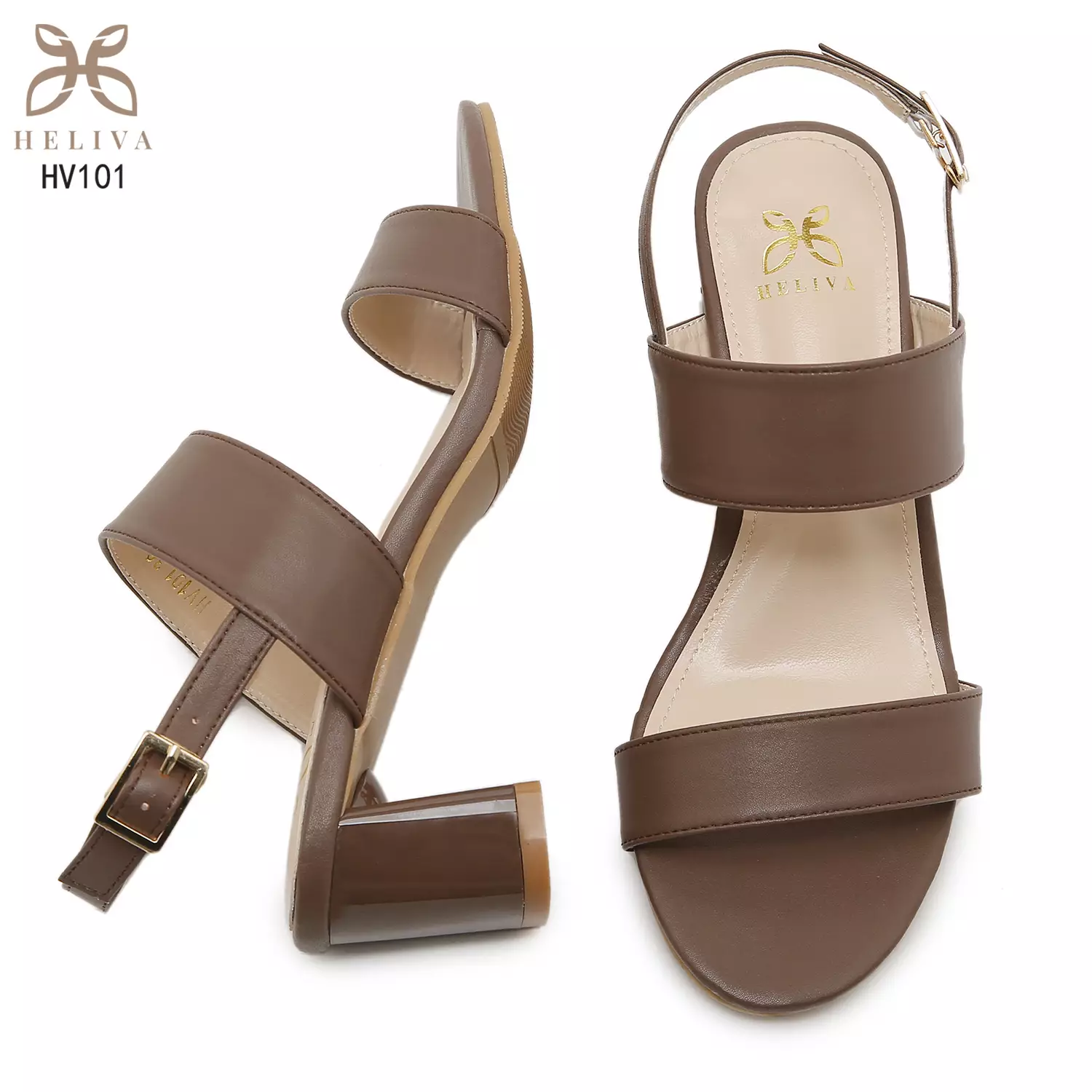 HELIVA CATERINA Sandal Heels Wanita Hak 5.5cm HV101