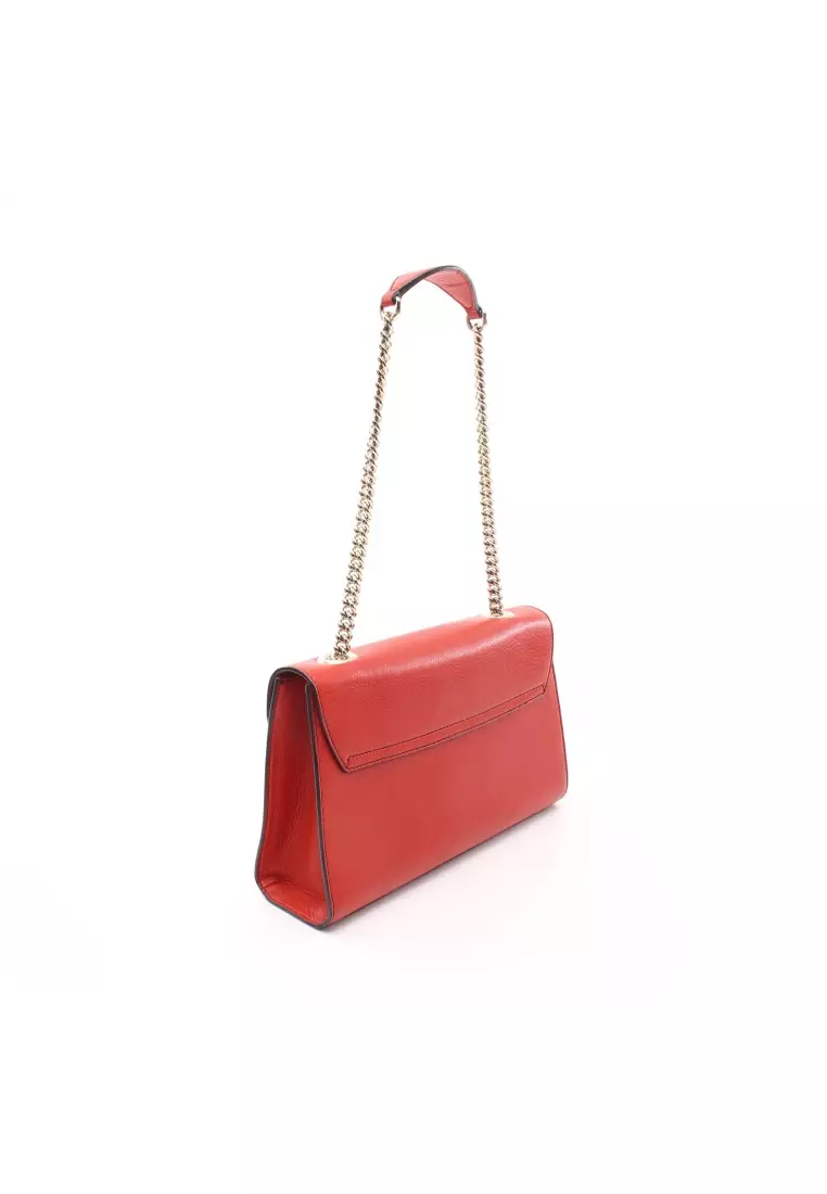 Gucci red best sale hobo bag