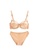 ZITIQUE orange and brown and beige Women's Charming Lingerie Set (Bra And Underwear) - Nude C0E8DUS6598774GS_1