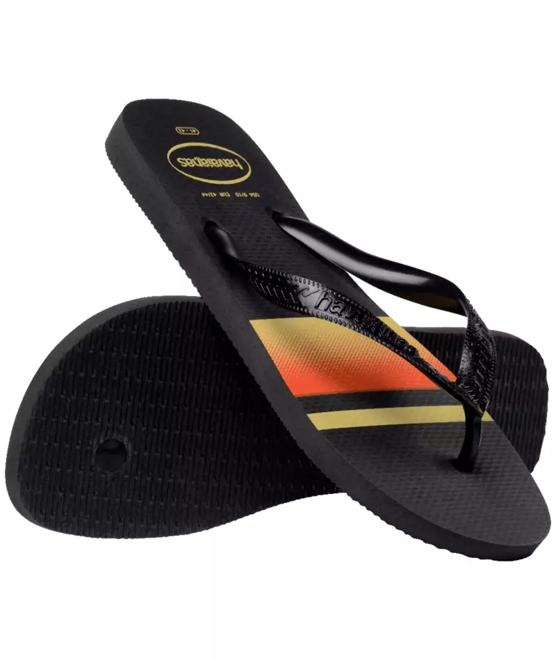 Havaianas Top Basic Black/Black/Black/Black - Sandal Pria