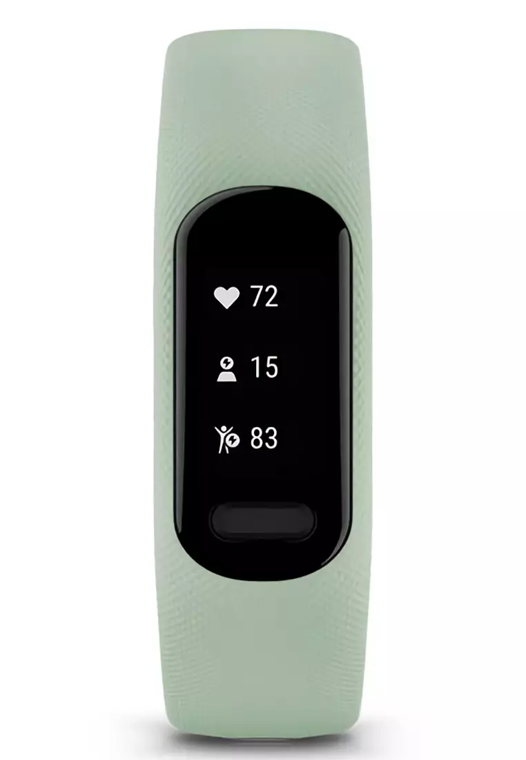 Garmin Vívosmart 5 Small/Medium - Advanced Fitness Tracker - Smart Band - Mint - Silicone Strap - 010-02645-22