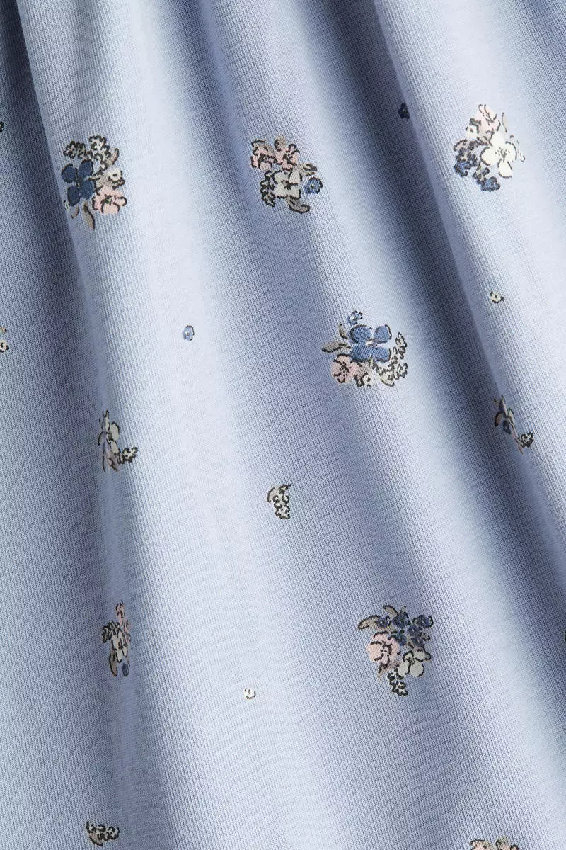 Printed cotton dress