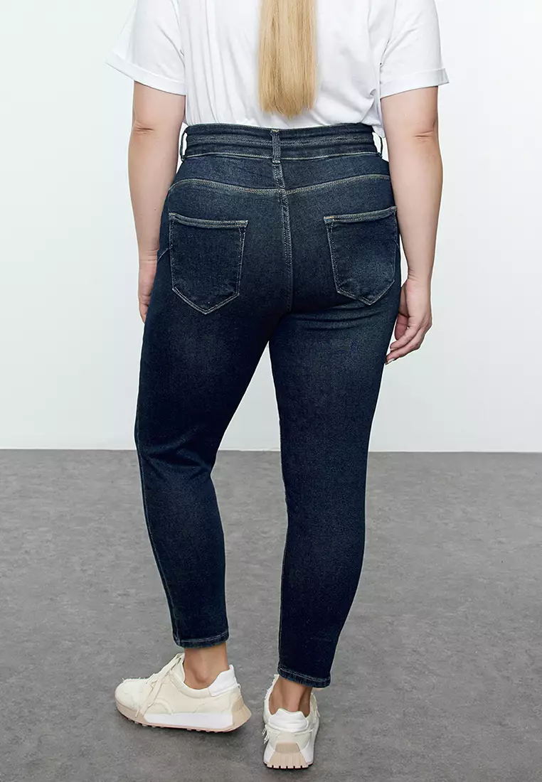 High Waist Stretchable Skinny Jeans