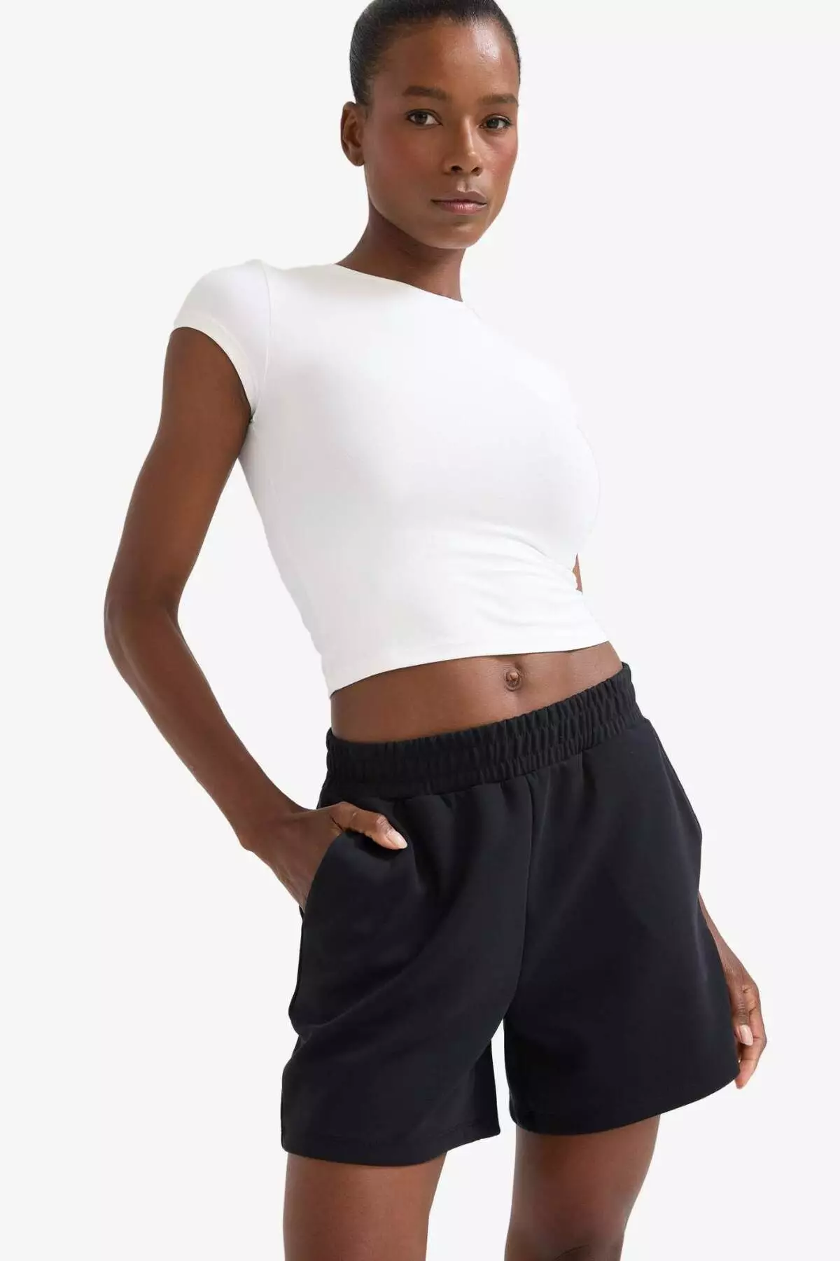 Defactofit Standard Fit Short Leg Modal Shorts F5001Ax25Sm