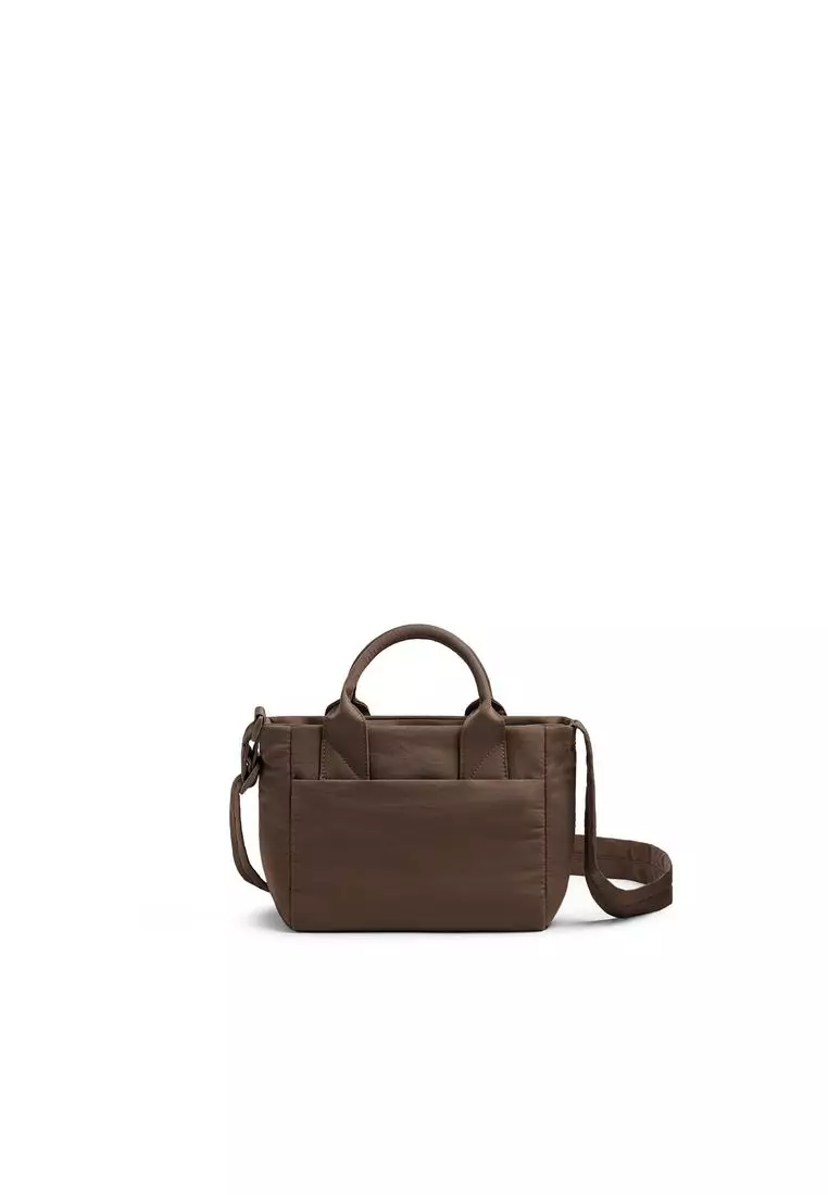 Poofah Mini Tote Bag - Dark Oak