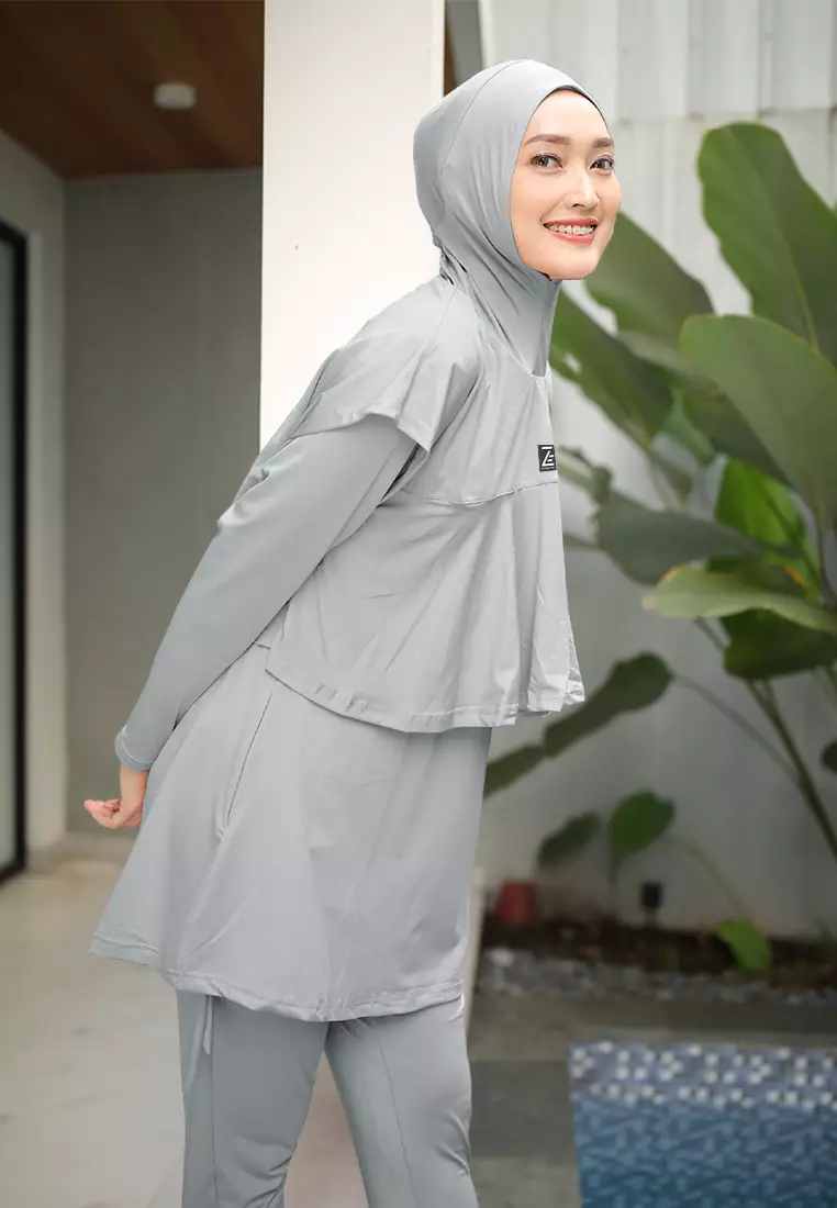 Baju Renang Muslimah Cetta Basic Swimwear Bigsize