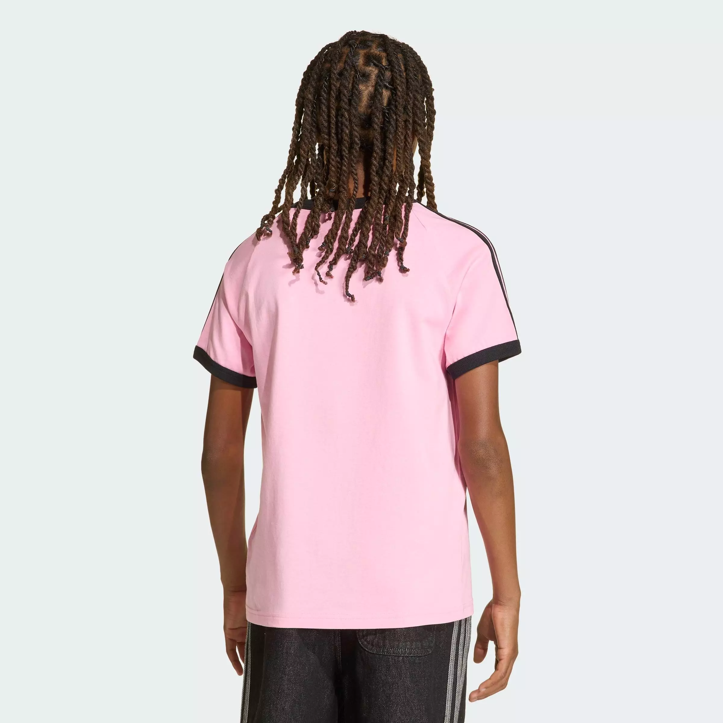Lifestyle 3 STRIPES TEE Unisex Pink KE0922