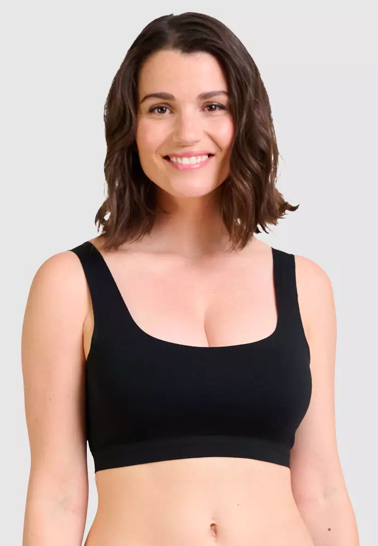 So Confort Seamless Wirefree Crop Top Bra