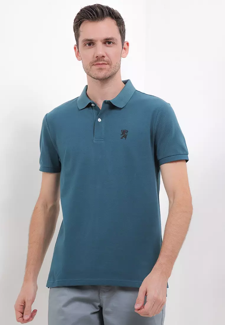 Jual Giordano Men's Small Lion Polo Original 2024 | ZALORA Indonesia