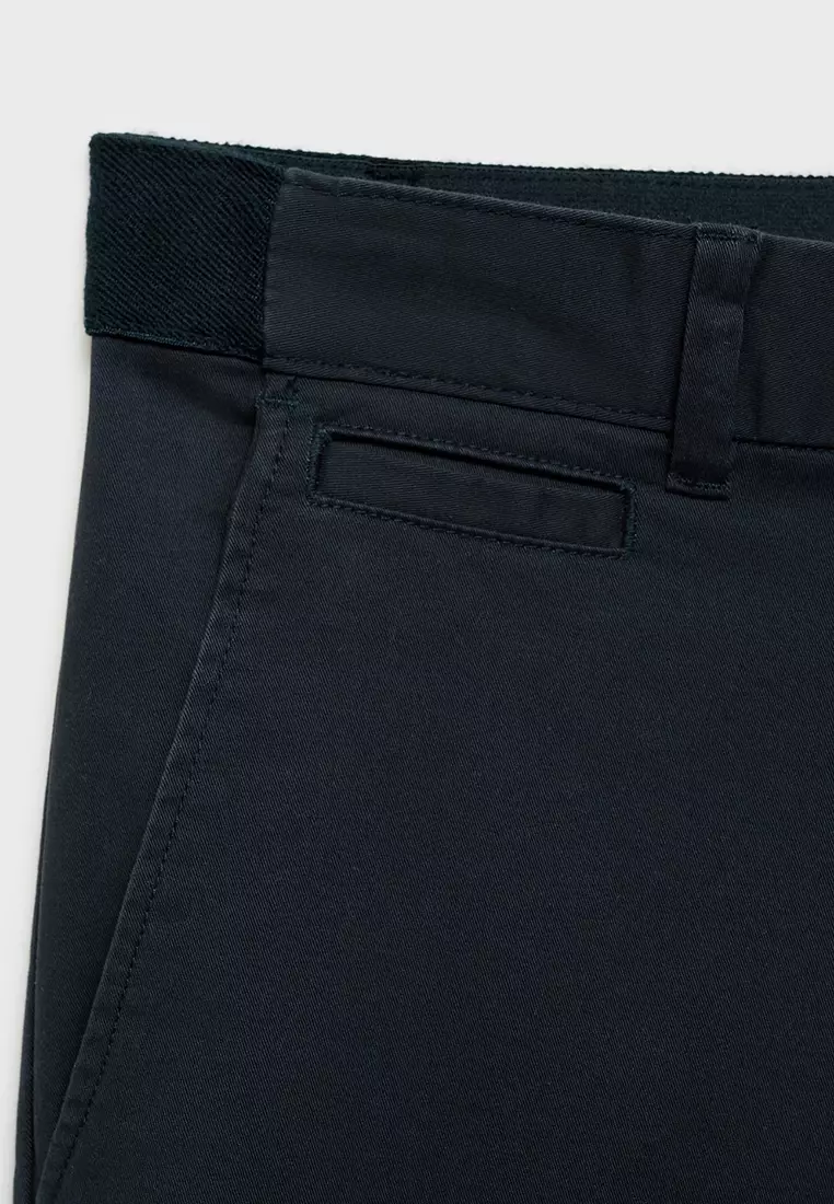 Prato Cropped Tapered Chino Trousers