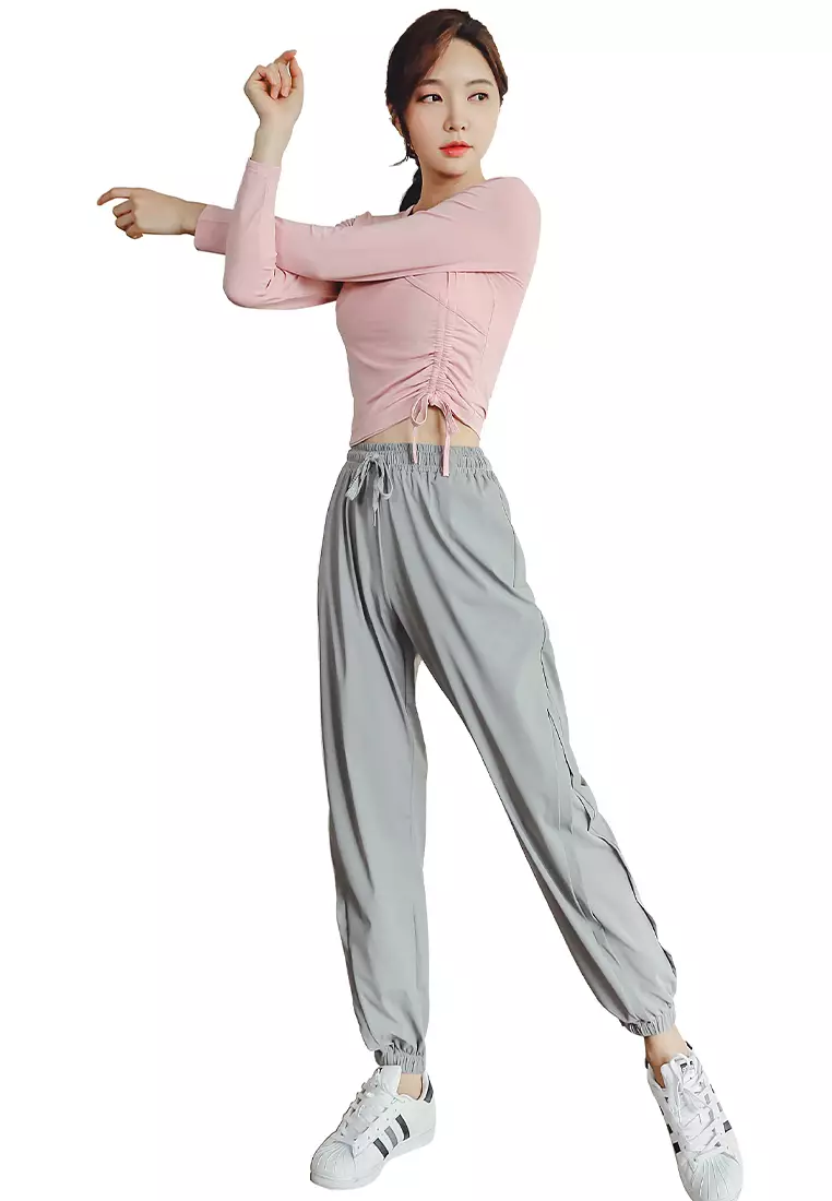 ANTA Women Dance Cross-Training Woven Track Pants Relax Fit