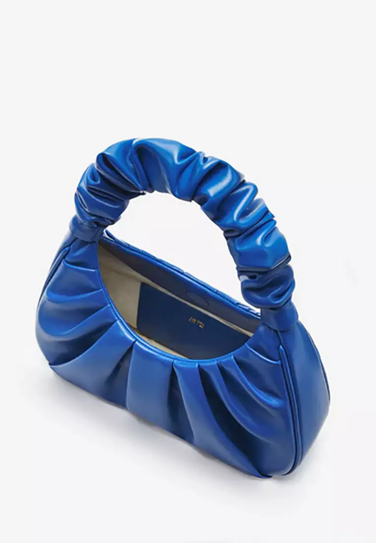 Gabbi Ruched Hobo Handbag - Classic Blue