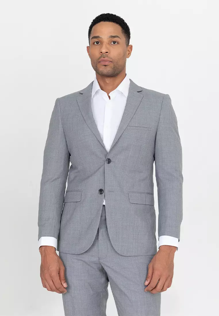Buy Daniel Hechter Slim Fit Wool Blend Formal Suit 2024 Online