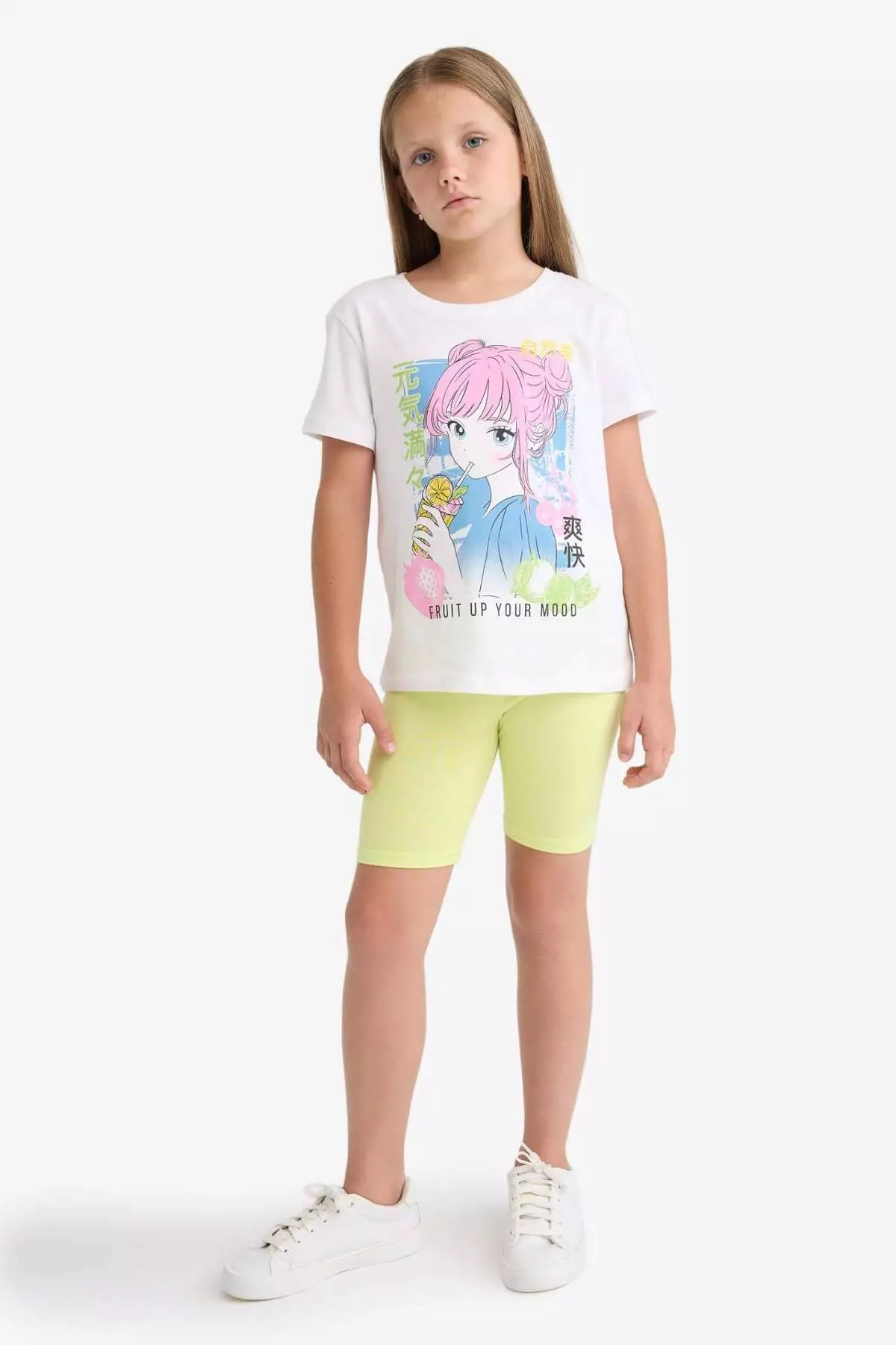 Girl's Short Length Leggings B5591A825Sm