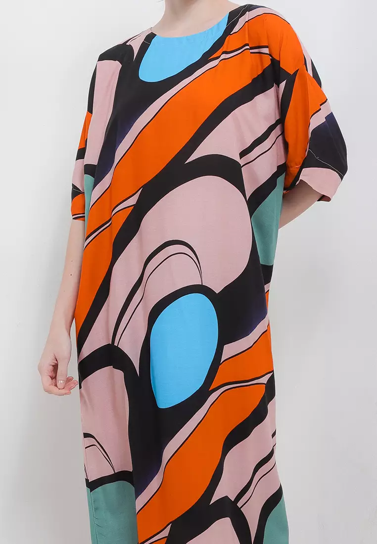 Longdress Thailand Style Motif Abstrak 6