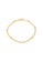 HABIB gold HABIB Oro Italia 916 Yellow and White Gold Bracelet GW41340922(YW)-BI B0866ACEFE257BGS_1