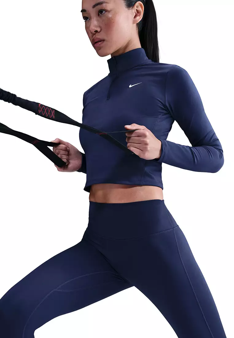 One Seamless Front High-Waisted Full-Length Leggings