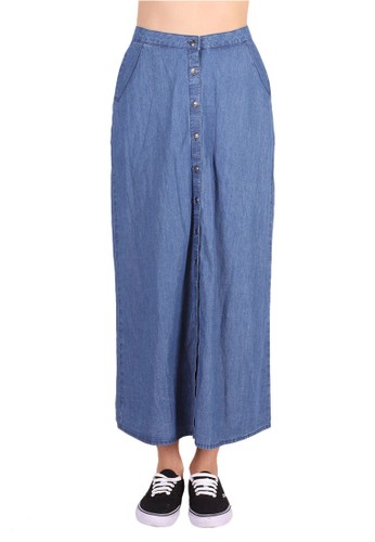 Regata Medium Blue Long Skirt