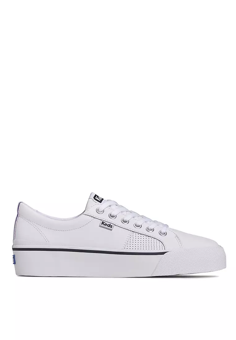 Discount on Keds  shoes - SKU: Jump Kick Duo Leather Webbing Sneakers