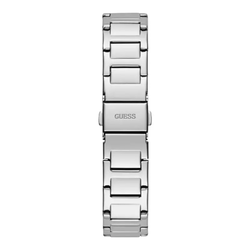 Jam Tangan Wanita Guess Rose Bud GW0544L1 Ladies Silver Dial Stainless Steel Strap