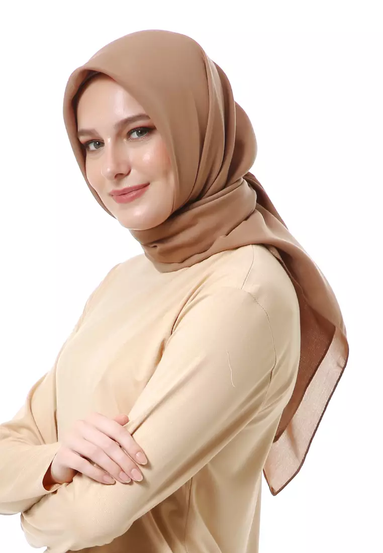 Vierra Jilbab Segiempat Paris Polos Premium Best Style - Milo