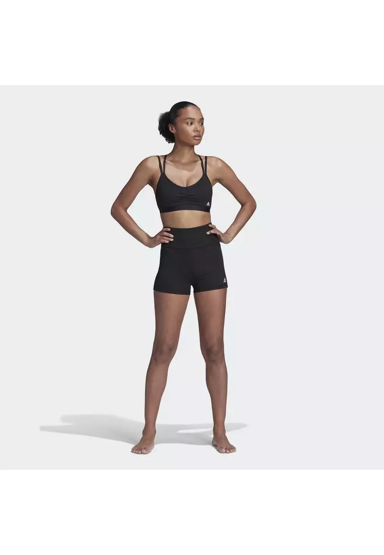 Buy ADIDAS yoga essentials high-waisted running short leggings