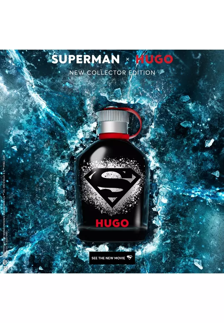 SUPERMAN x HUGO Eau de Parfum for Men 125ml Aldehyde Accord, Spearmint Oil, Patchouli Oil | EDP Perfume