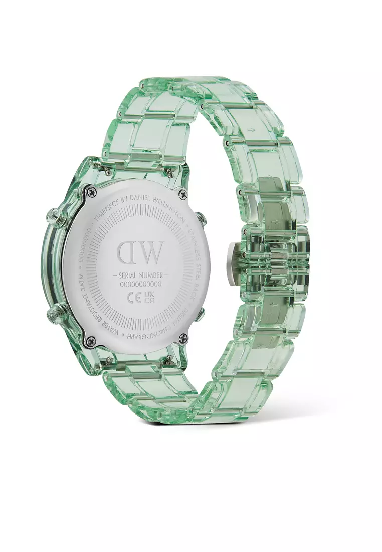 Retro Digital 42mm Light Green - Unisex Watch for women and men Digital movement watch DW Official Authentic Original