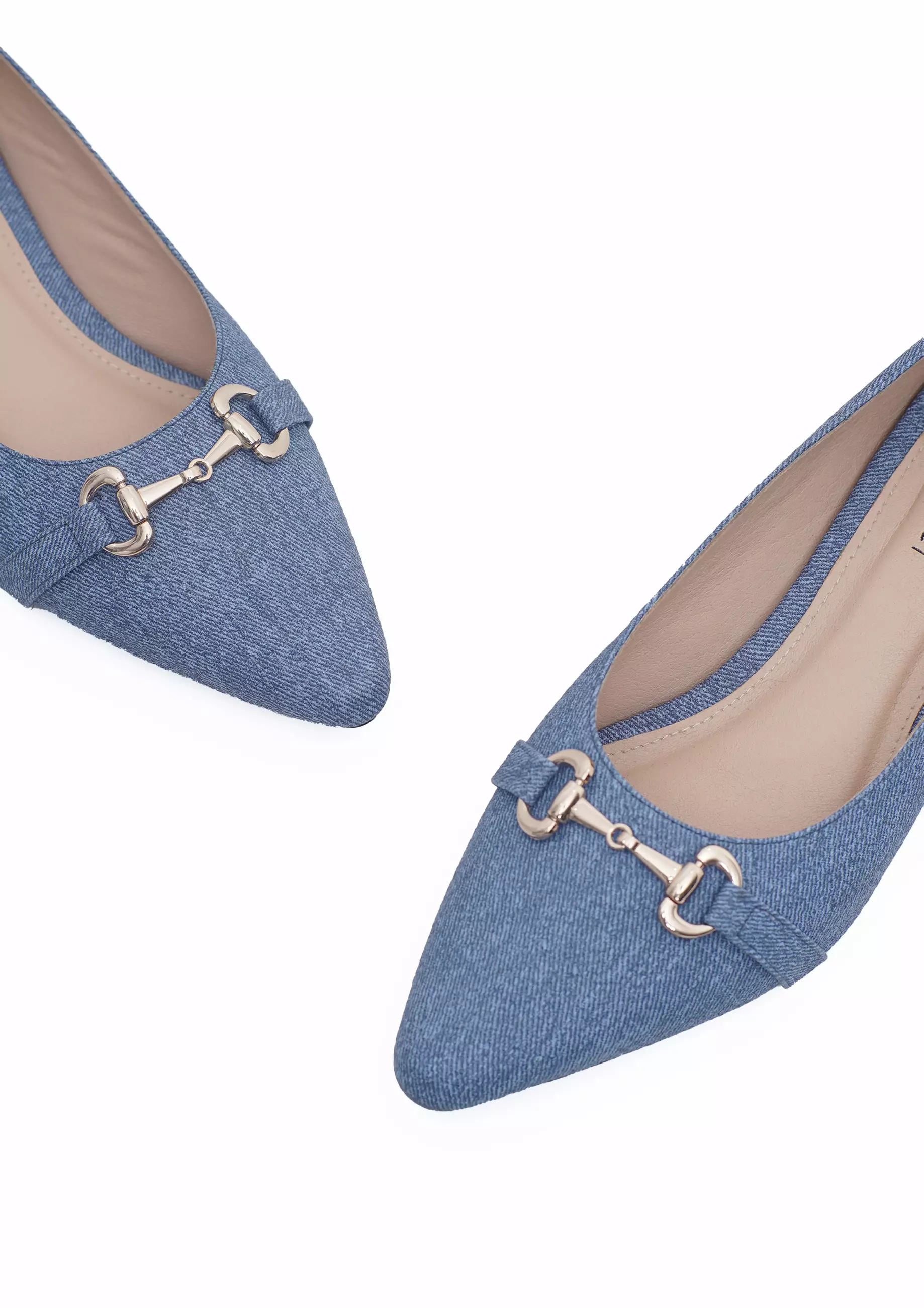 VIVI NICI - Marion Sepatu Wanita Hak 3 cm Matte Blue