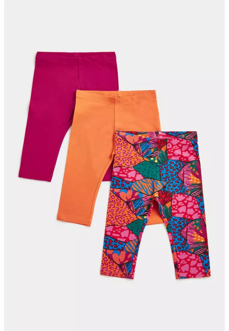 Buy Mothercare Cropped Leggings - 3 Pack 2024 Online