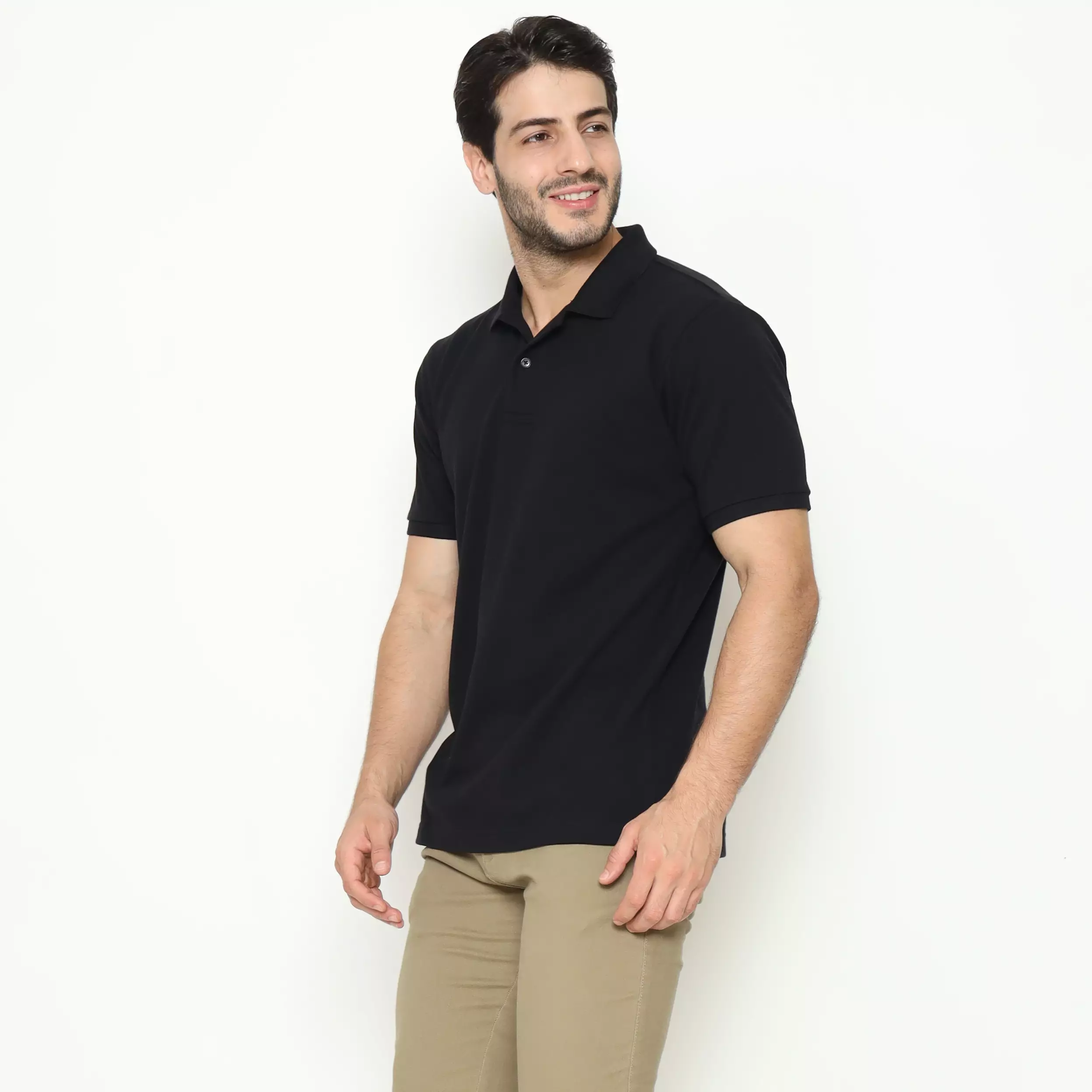 Jual Maginot Maginot Polo Shirt Pria Black Original Zalora