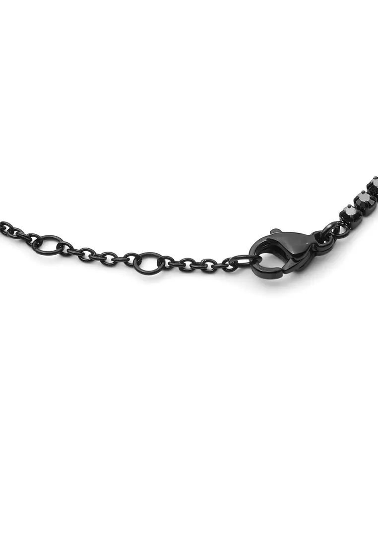 Classic Tennis Bracelet Black - Unisex Bracelet for women and men stainless steel bracelet DW Official Authentic Original