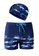 Twenty Eight Shoes blue VANSA Men's Plus Size Loose Swim Shorts Two Piece Set VPM-Sw20262set.S 98CB0USA696BDAGS_1