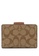 Coach brown Coach Medium Corner Zip Wallet In Signature Canvas - Brown 3BB10AC638ED20GS_2