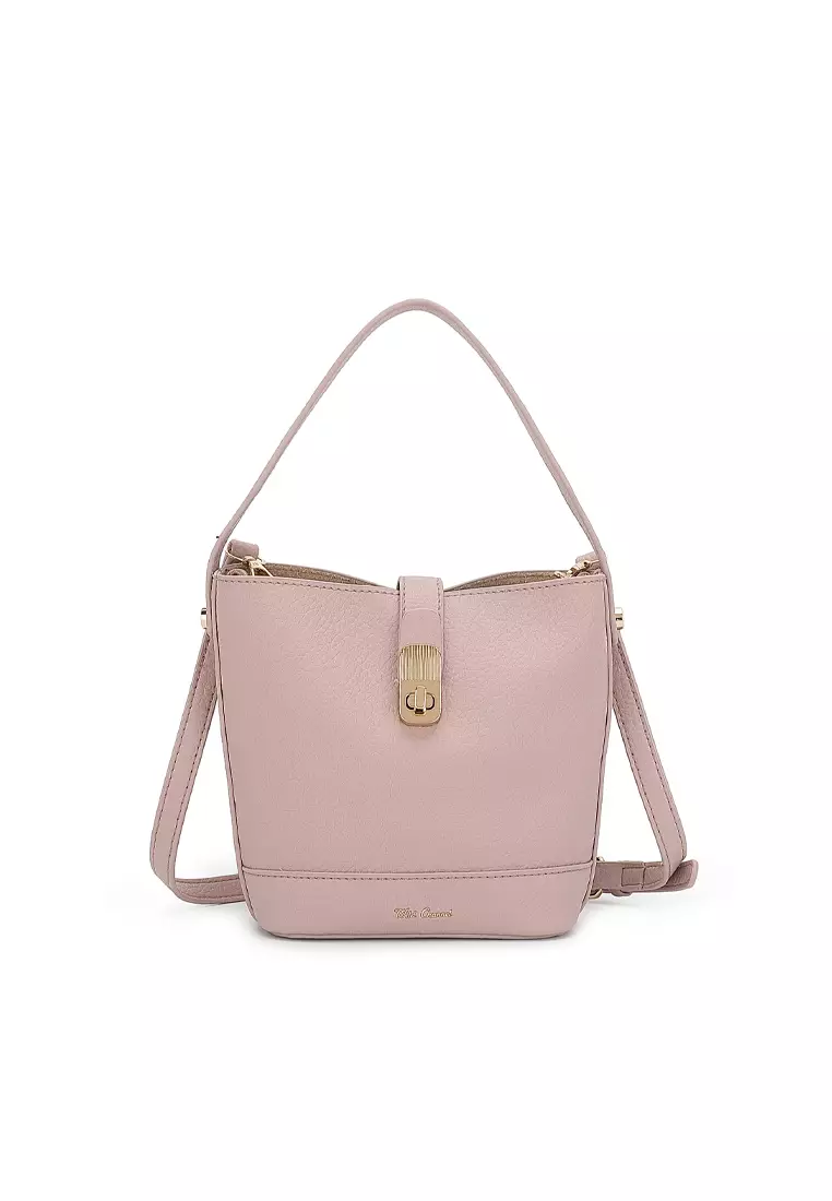 Women's 2 in 1 Top Handle Bag / Sling Bag / Shoulder Bag - Pink