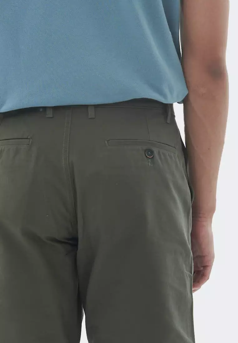 MANZONE - Celana Pendek Bermuda Pria Arion - OLIVE