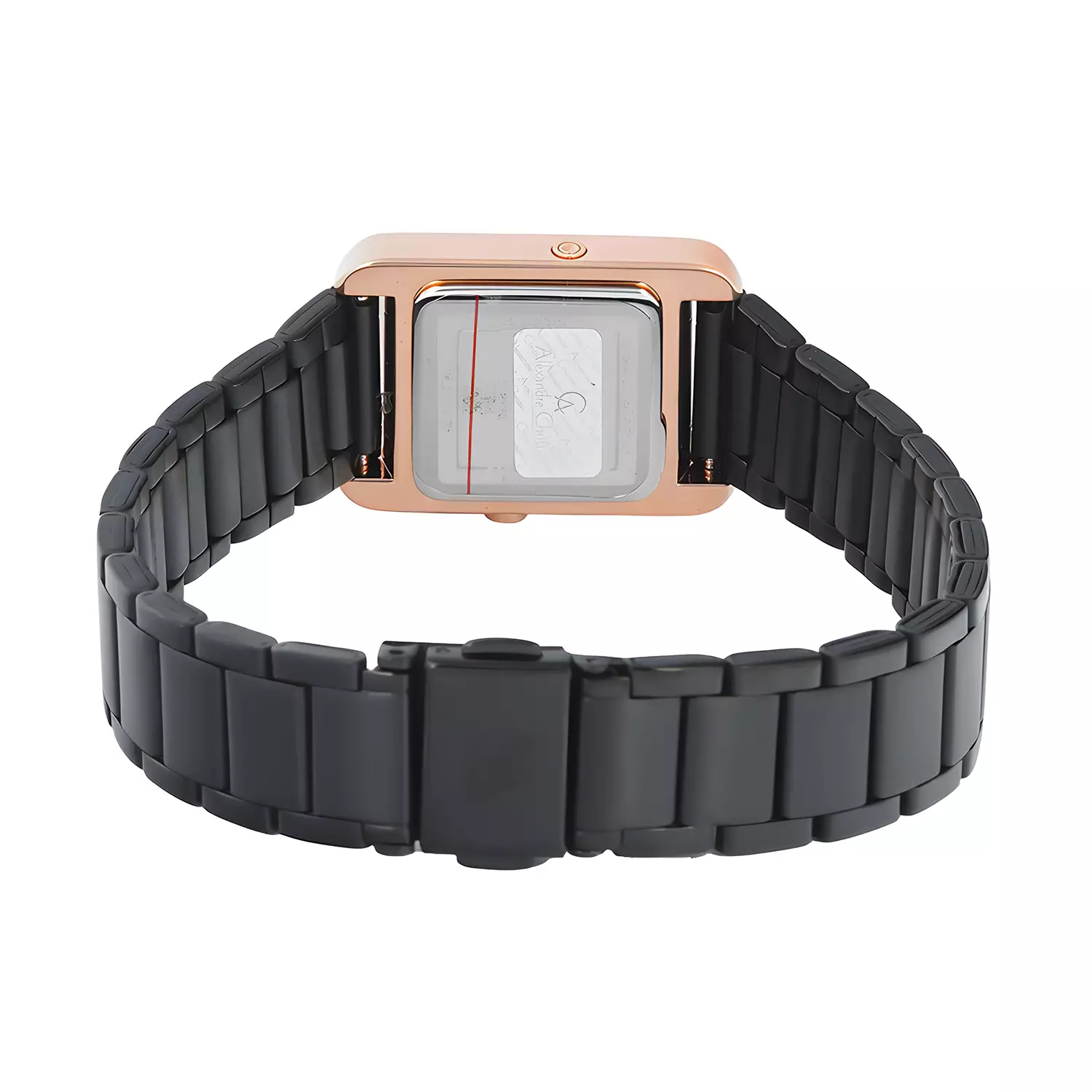 Alexandre Christie DiGi - Jam Tangan Digital Wanita - Rosegold Black Stainless Steel - 9499  HBBRBA