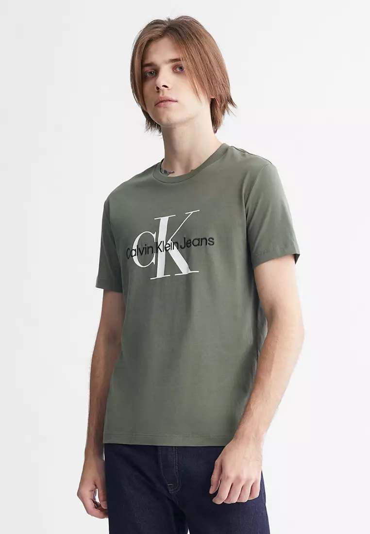 Calvin klein discount green t shirt