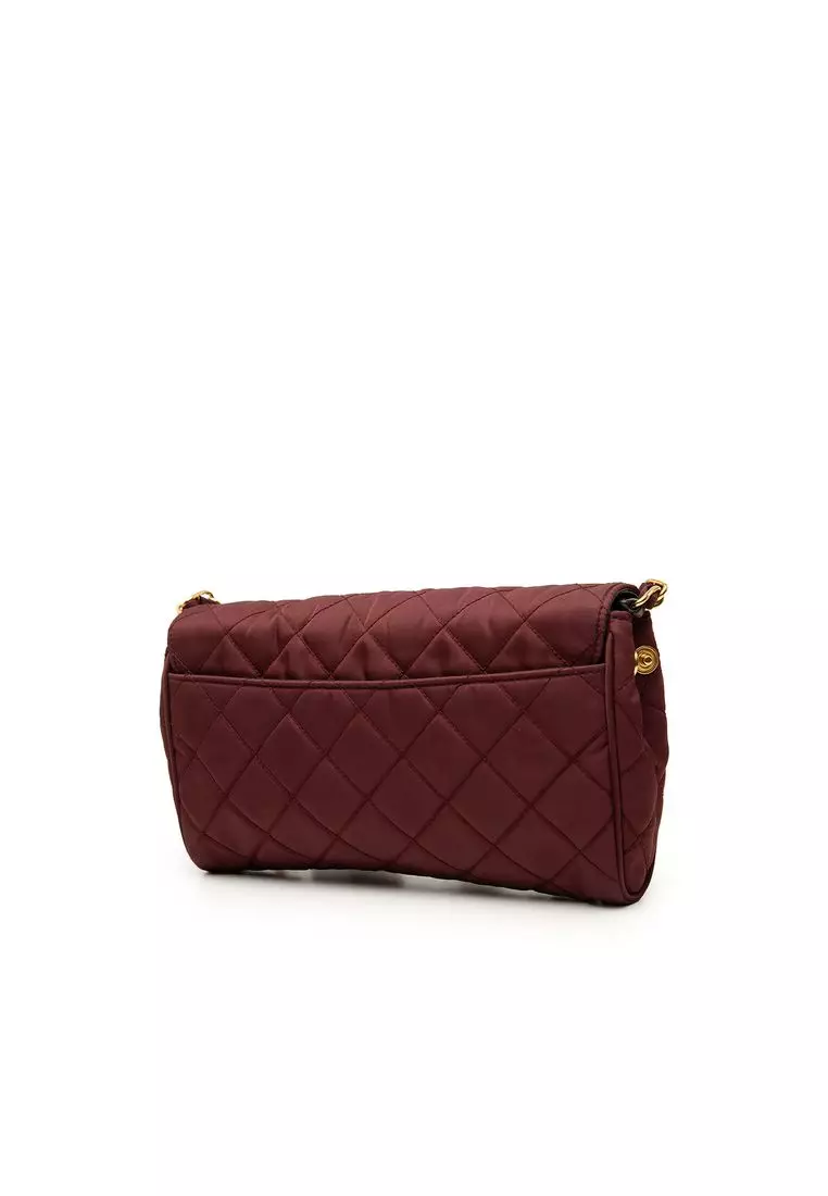 Pre-Loved Prada Impuntu Tessuto Chain Crossbody