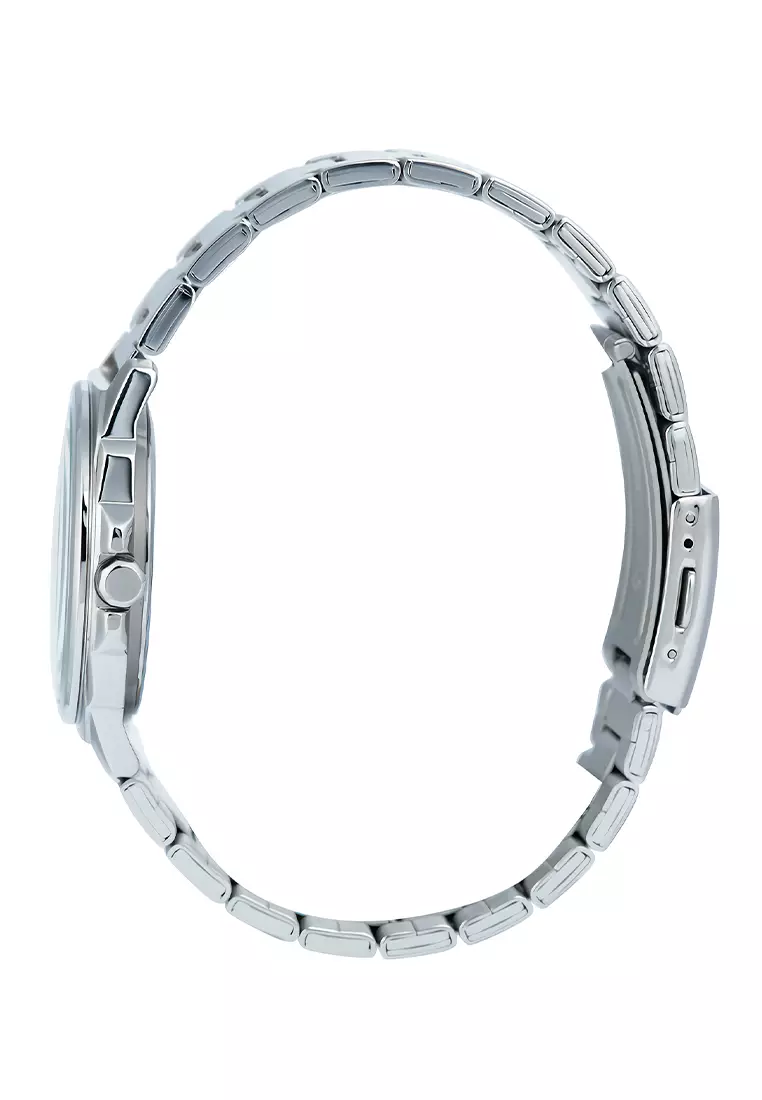 Casio - Jam Tangan Analog Pria - Silver Brown - Stainless Steel - MTP-E720D-8AV