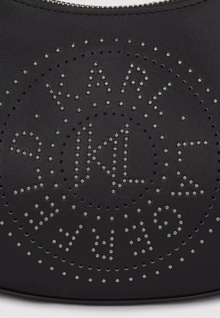 K/Circle Studs Moon Shoulder Bag
