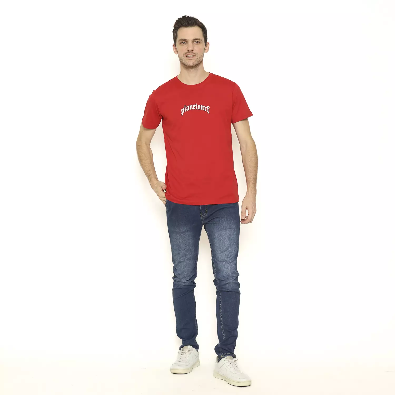 Planet Surf Clothing Kaos Lengan Pendek Pria Riegel Men Tee Planet Surf