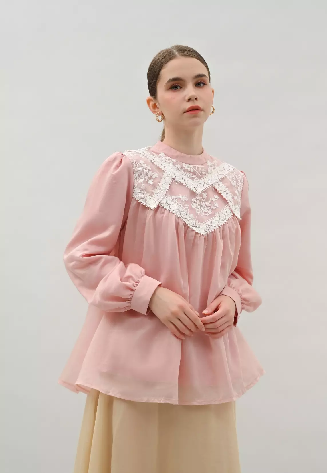 Cielo Blouse - Blush