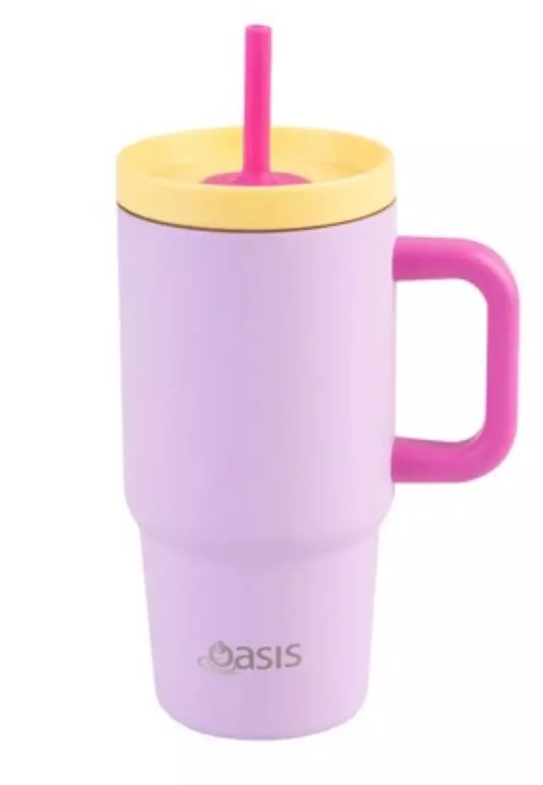 Oasis Stainless Steel Insulated Mini Commuter Travel Tumbler 700ML - Bubblegum Pink