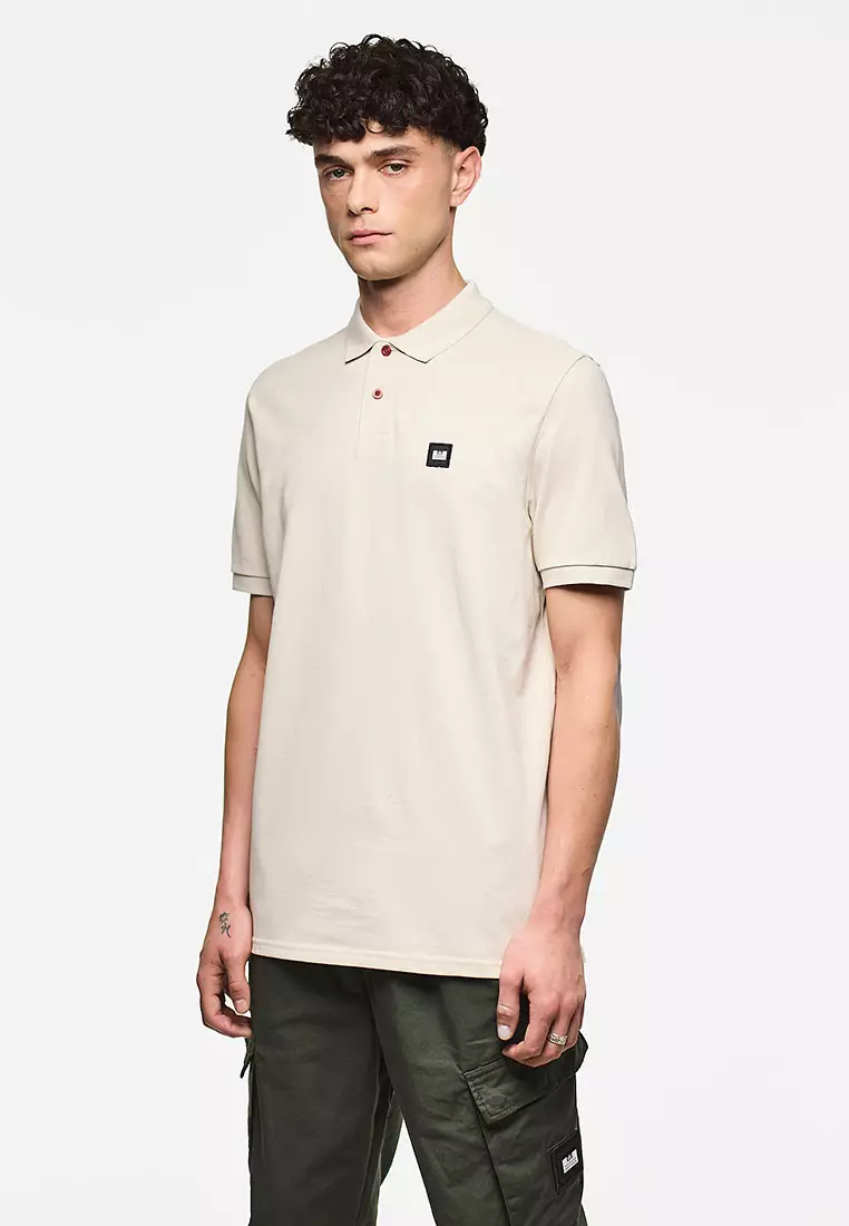 MENS CALCIUM CANEIROS BADGE POLO